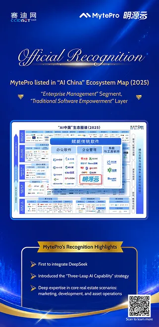 Listed in: "AI China" Ecosystem Map 2025, Enterprise Management Segment: Traditional Software Empowerment Layer